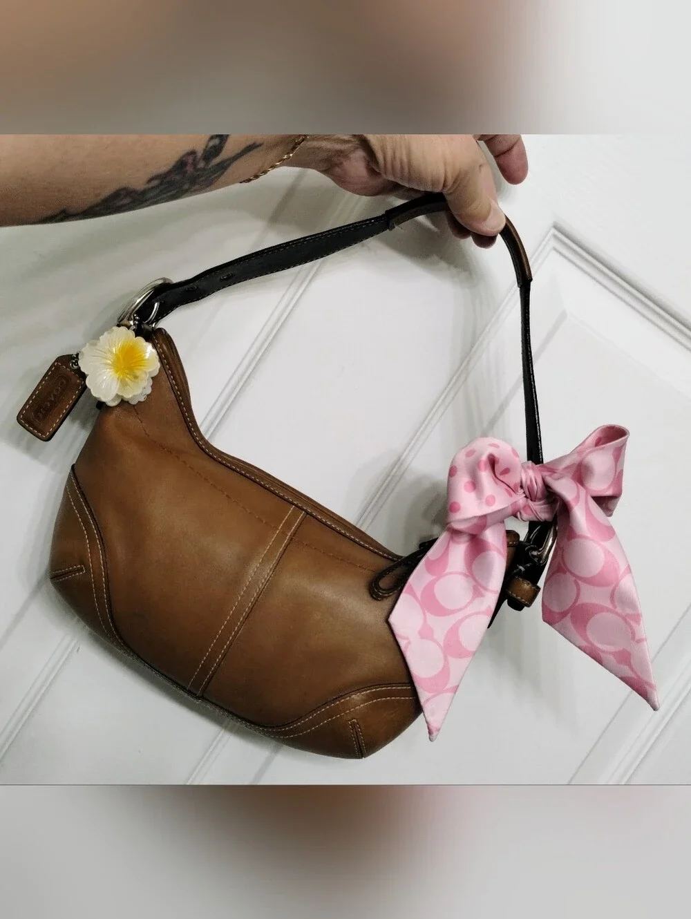 Coach Soho Mini Vintage Y2K With Coach Wallet & Coach Bag Charm 3 Pc. Set - Picture 4 of 16